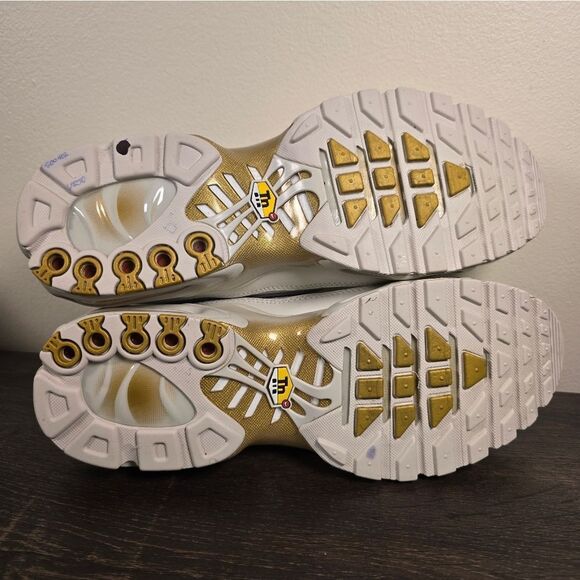 Nike Air Max Plus Tiempo Phantom Metallic Gold Men’s Running Shoes Size 11 main image 4